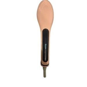 Apalus Hair Straightening Brush Pink Ceramic Ionic Heated Styling Tool HC001